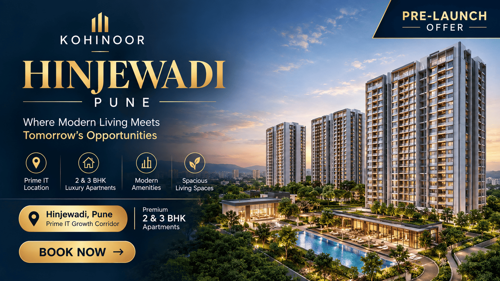 Kohinoor Hinjewadi - Premium Apartments in Hinjewadi Pune