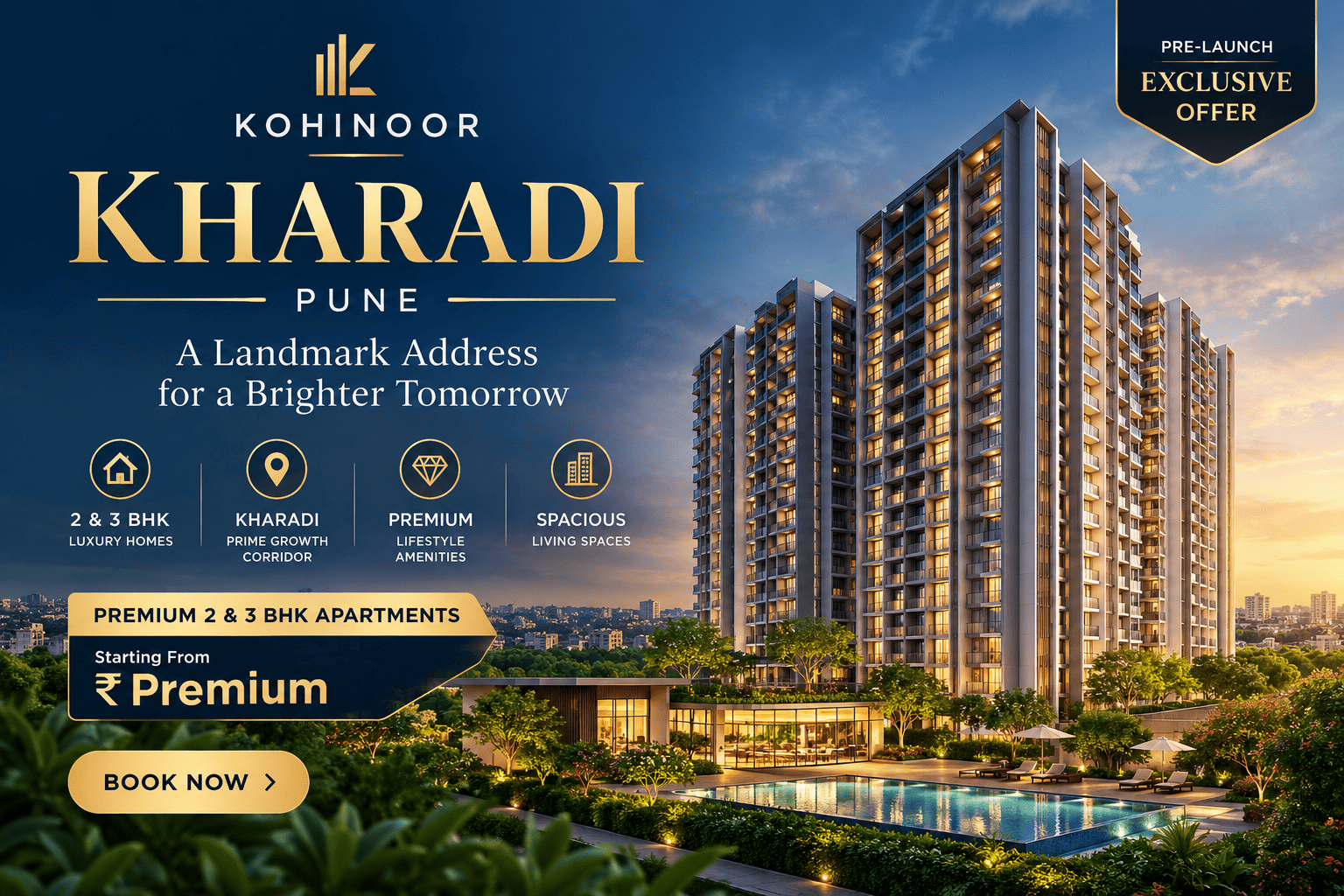 Kohinoor Kharadi - Premium Apartments in Kharadi Pune