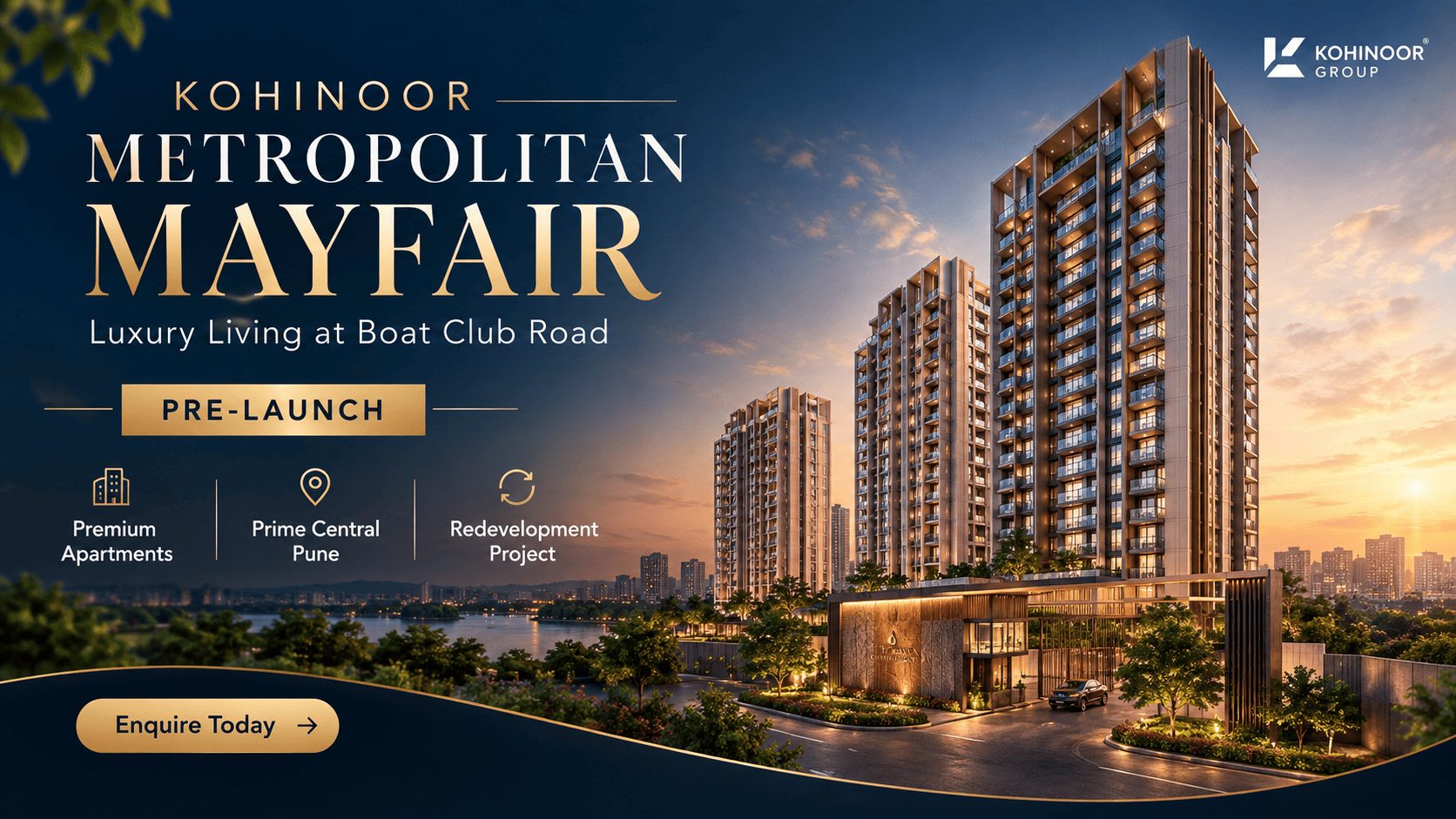 Kohinoor Metropolitan Mayfair - Premium Apartments in Pune