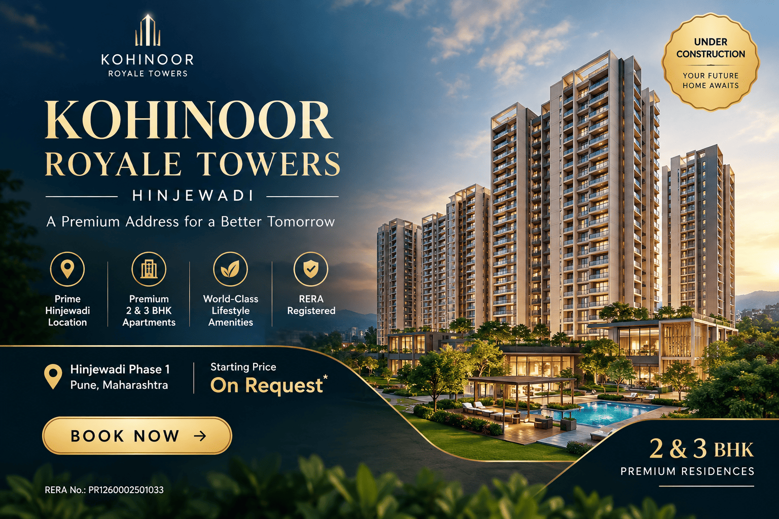 Kohinoor Royale Towers Hinjewadi - Premium Apartments Pune