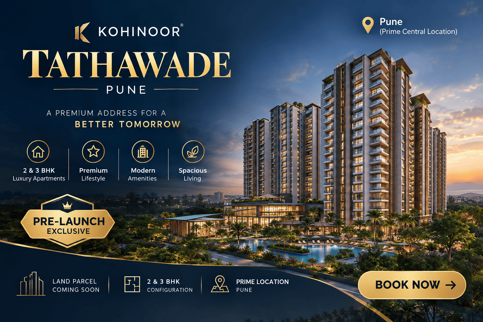 Kohinoor Tathawade - Premium Apartments in Pune