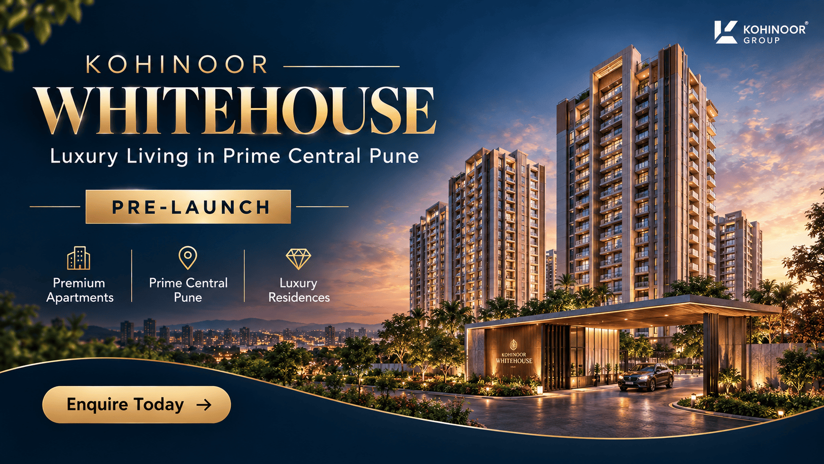 Kohinoor Whitehouse - Premium Apartments in Pune